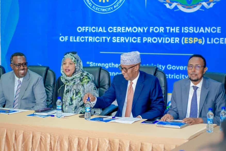 1. Offcial ceremony for Africa Minigrids Program electricity service provider licensing.